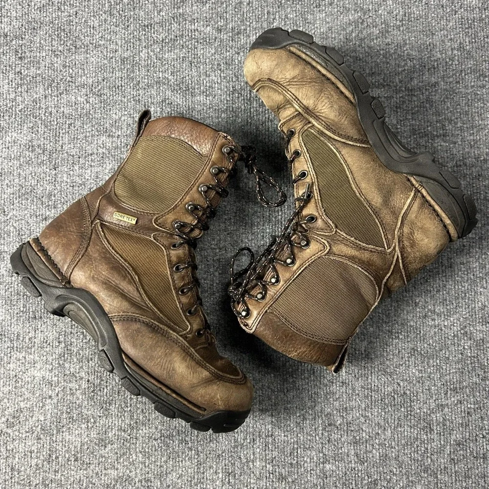 Danner Pronghorn LT GTX Boots Mens Size 9.5 D Brown Leather Hunting Hiking